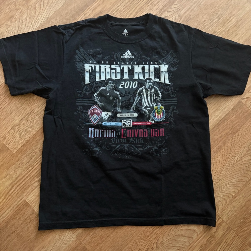 Adidas Men's Colorado Rapids vs. Chivas USA First Kick 2010 Large T-Shirt